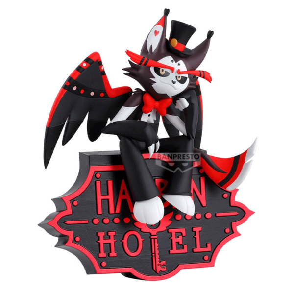 Hazbin Hotel Monitor Top PVC Statue - Husk (ver.A) 15cm
