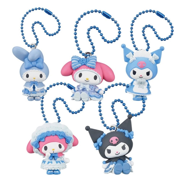 Sanrio Twinchees Mini figurine My Melody x Kuromi Sweet Lolita pachet de 5 cm