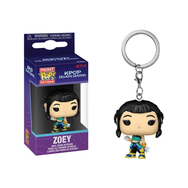 K-POP Demon Hunters Breloc POP! Vinyl Pocket 4 cm Zoey