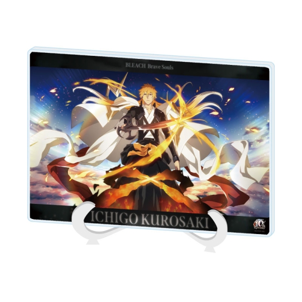 BLEACH Brave Souls (Ilustrație originală) Planșă acrilică A5 - Kurosaki Ichigo (Versiune aniversară de 10 ani)