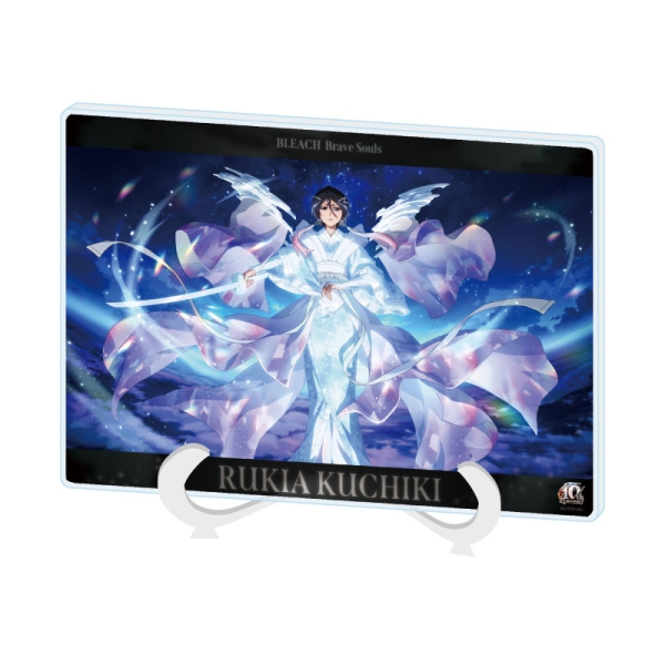 BLEACH Brave Souls (Ilustrație originală) Planșă acrilică A5 - Kuchiki Rukia (Versiune aniversară de 10 ani)