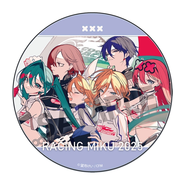 Racing Miku 2025 Acrylic Coaster - Rd.8 MOTEGI Ver.