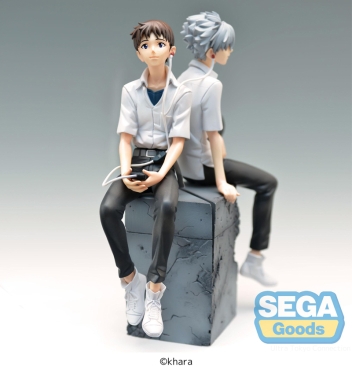 Rebuild of Evangelion Shinji Version Shinji & Kaworu Luminasta Figura 17cm