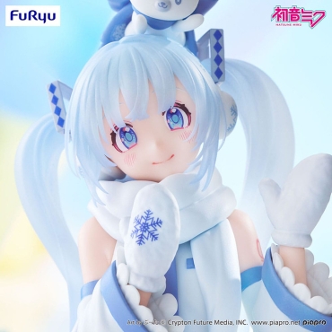 Hatsune Miku Noodle Stopper Figure - SNOW MIKU Sky Town 10th ver. 10 cm
