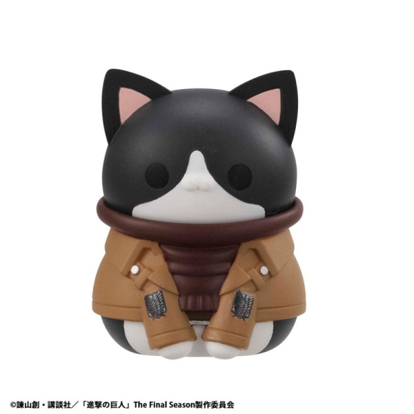 Attack on Titan Mega Cat Project Attack on Tinyan Trading Figures Gathering Scout Regiment danyan! 3 cm