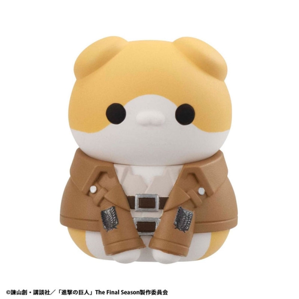 Attack on Titan Mega Cat Project Attack on Tinyan Trading Figures Gathering Scout Regiment danyan! 3 cm