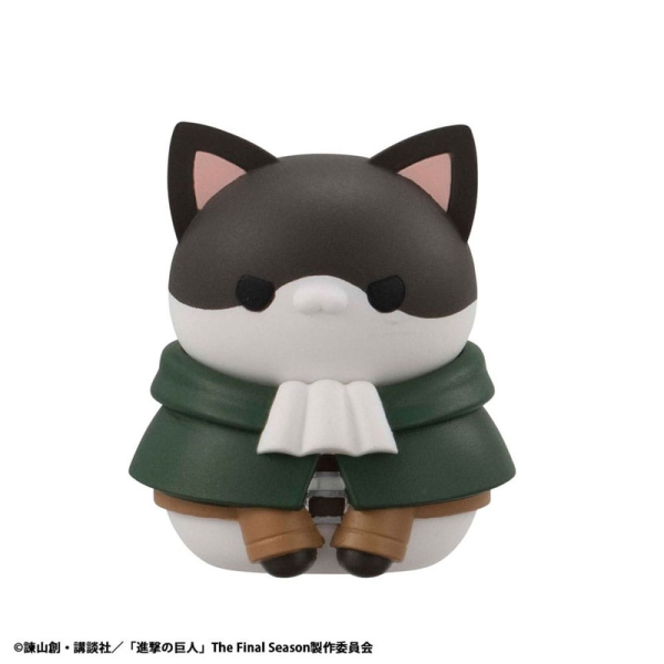 Attack on Titan Mega Cat Project Attack on Tinyan Trading Figures Gathering Scout Regiment danyan! 3 cm