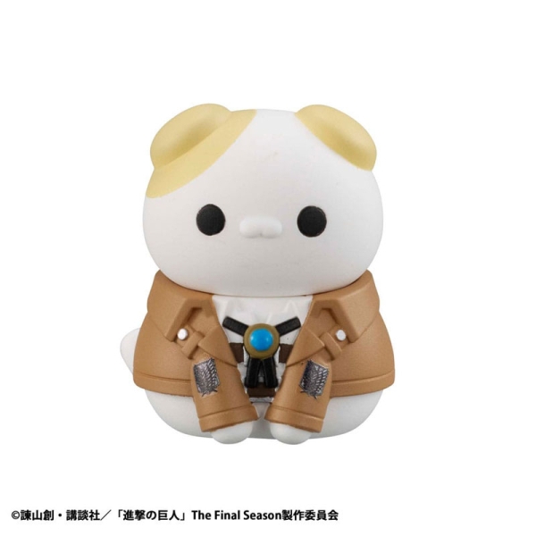 Attack on Titan Mega Cat Project Attack on Tinyan Trading Figures Gathering Scout Regiment danyan! 3 cm