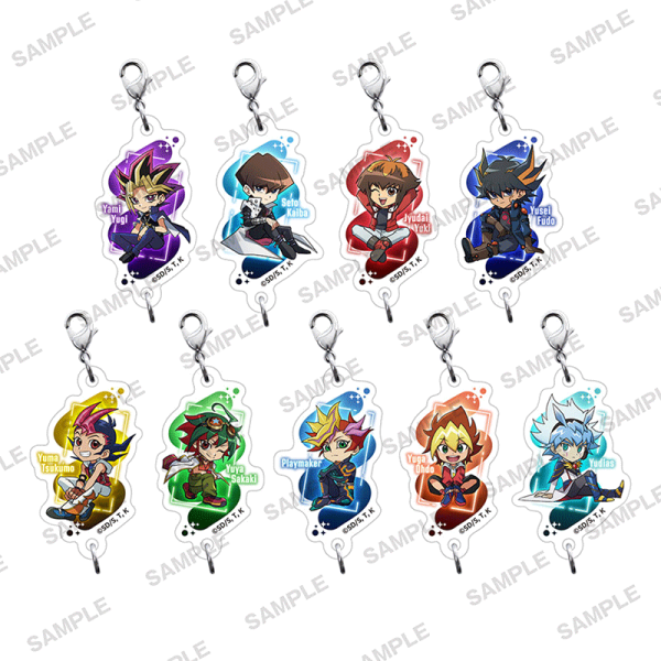 Yu-Gi-Oh! Acrylic Keychain Tsunagaccharm Successive Protagonists Sitting Ver.