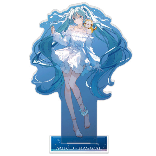Hatsune Miku x "Rascal the Raccoon" 2025 Acrylic Figure- Hatsune Miku