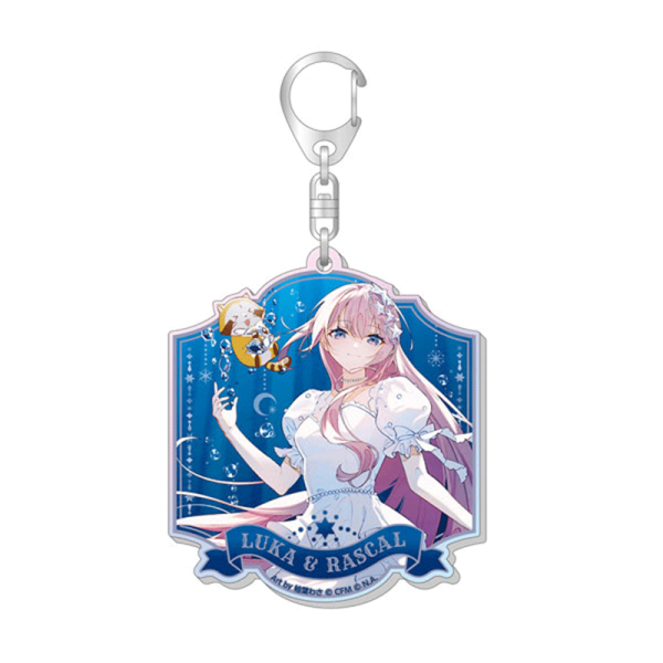 Hatsune Miku x "Rascal the Raccoon" 2025 Aurora Acrylic Keychain - Megurine Luka