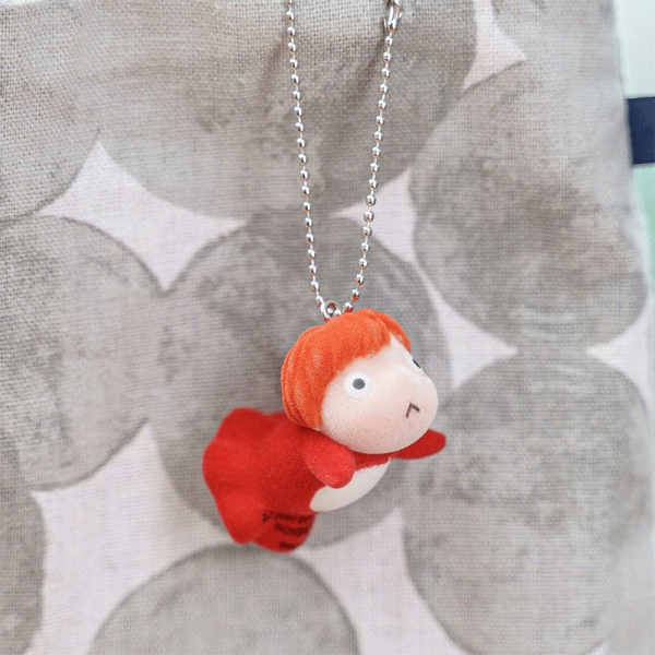 Studio Ghibli "Ponyo" Flocking Key Chain - Ponyo