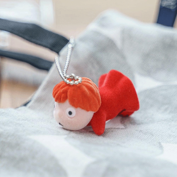 Studio Ghibli "Ponyo" Flocking Key Chain - Ponyo