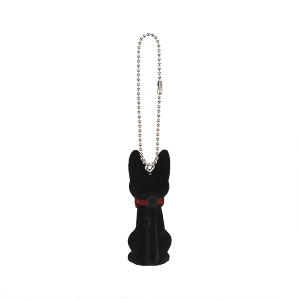 Studio Ghibli "Kiki's Delivery Service" Flocking Key Chain - Jiji