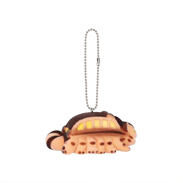 Studio Ghibli "My Neighbor Totoro"  Flocking Key Chain - Catbus