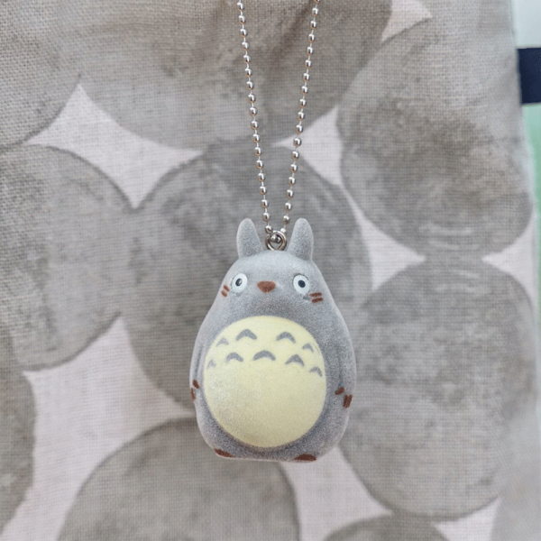 Studio Ghibli "My Neighbor Totoro" Flocking Key Chain - Big Totoro