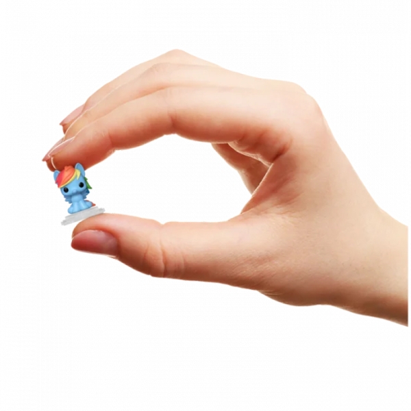 My Little Pony Bitty POP! Bitty Bot Cartoon Set - Rainbow Dash, Sweetie Belle, Applejack, Spike