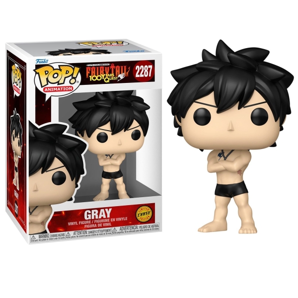 Fairy Tail 100 Years Quest Funko POP! Animation Vinyl Figure - Gray CHASE Limited Edition #2287