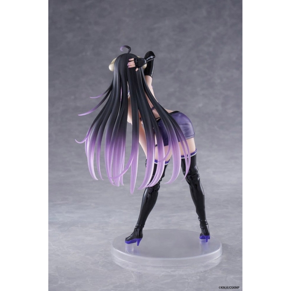 Overlord Coreful PVC Statue - Albedo Grid Girl Ver. 18 cm