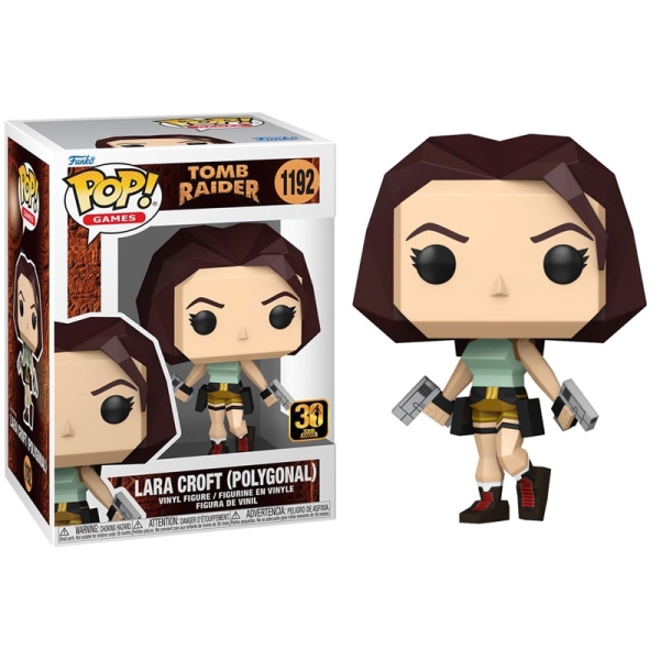 Lara Croft Tomb Raider Îngerul Întunericului Figurină Pop! Vinyl Lara Croft (Poligonală) #1192