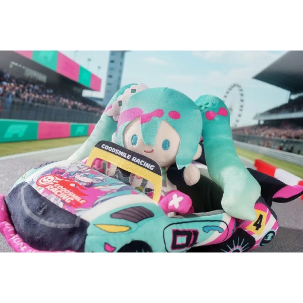 Vocaloid GT Project Large Plush Toy - Hatsune Miku Racing Ver. 2025