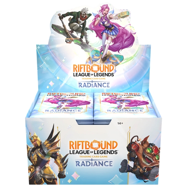 PRE-ORDER: Riftbound: League of Legends TCG Radiance Booster Display (24 packs)
