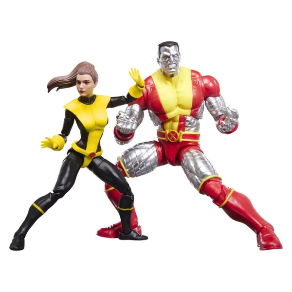 Uimitoarea figurină X-Men Marvel Legends, pachet de 2, Kitty Pryde și Colosul Marvel, 15 cm