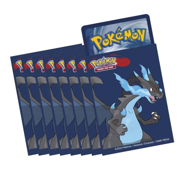 Huse pentru cărți Ultra Pro 65 buc - Mega Charizard X