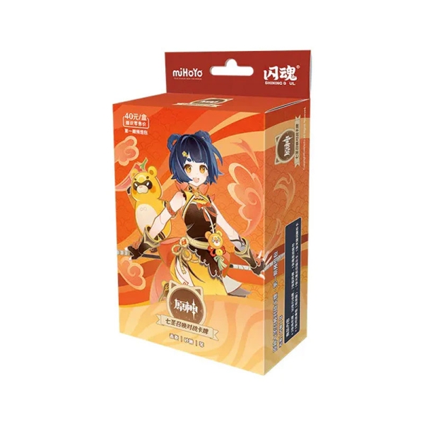 Genshin Impact: Joc de cărți de colecție Pre-Build Starter Deck 08 - Seria Xiangling 1 (Chineză)