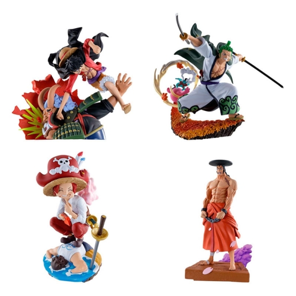 One Piece Petitrama Mini Statuie PVC Logbox Re Birth Wano Kuni Vol. 1