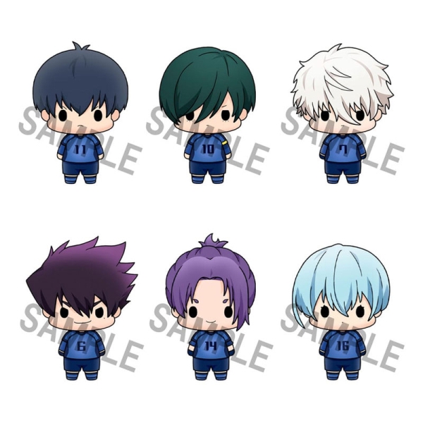 Pachet de 6 figurine comerciale Blue Lock Chokorin Mascot Series Vol. 2