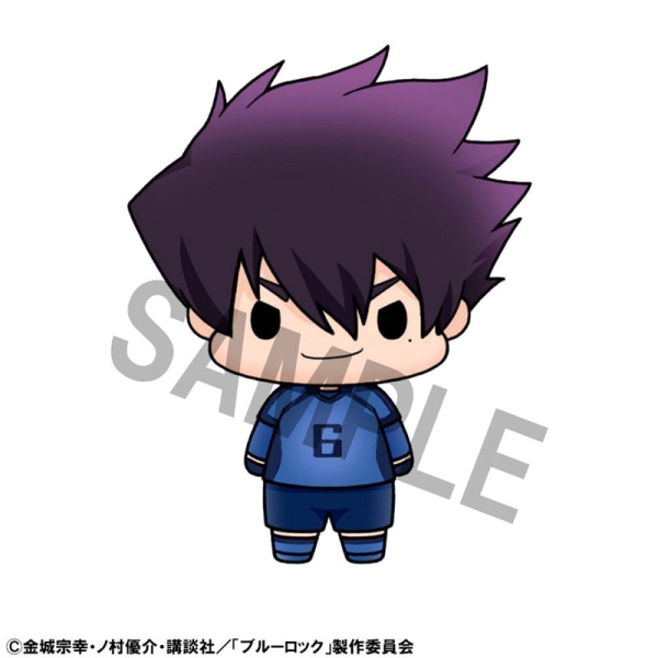 Pachet de 6 figurine comerciale Blue Lock Chokorin Mascot Series Vol. 2