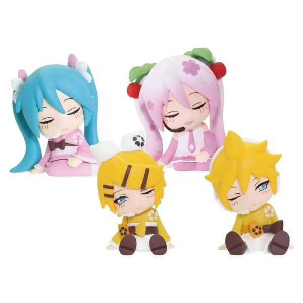 Hatsune Miku Twinchees Mini figurine Lil' Sleepers Wave 3 pachet jaluzele de 5 cm