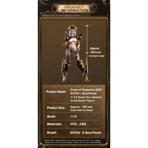 Figurină de acțiune BEARPANDA x EIIFOX 1/2 - EOR7 Coroana Răzbunării