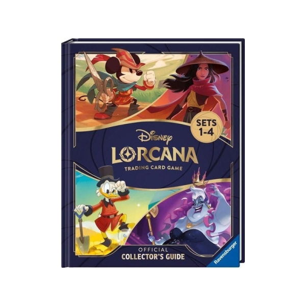 Cartea Disney Lorcana TCG Ghidul oficial al colecționarului: Seturile 1-4 Versiunea în limba engleză