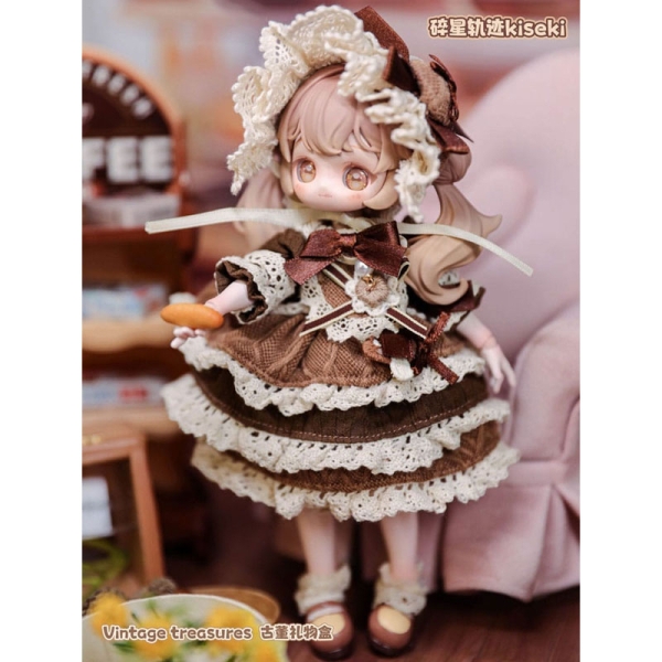 Figurine originale Character Trading, pachet de 8, comori vintage - cutie cadou antică, 18 cm