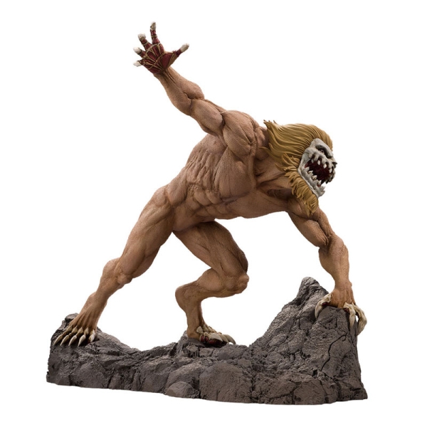 Atac pe Titan Mega Impact Jaw Titan Bătălia Cerului și a Pământului figurină Ichibansho 23cm