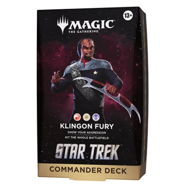 PRE-ORDER: Magic the Gathering: Star Trek Commander Deck - Klingon Fury