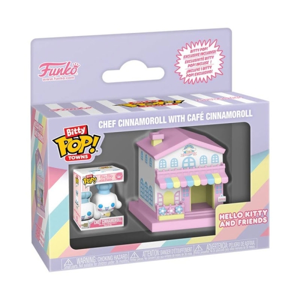 Sanrio Bitty POP! Figurină vinil Cafe Cinnamoroll cu brățară
