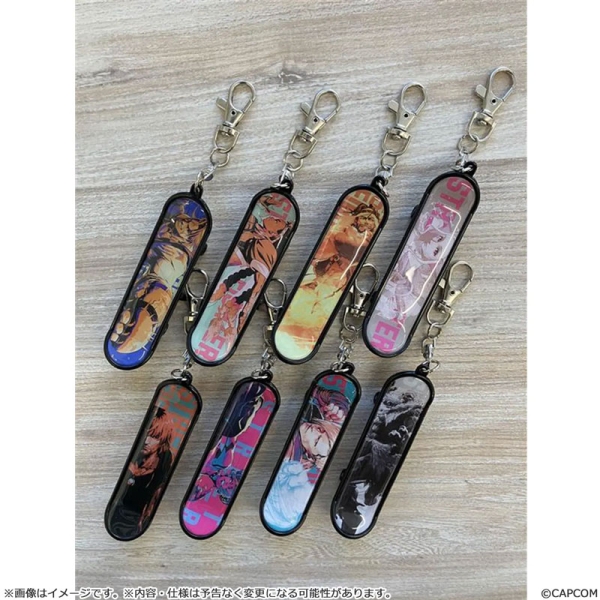 Colecția de brelocuri Street Fighter 6 Finger Skateboard Vol. 1 - Asortiment