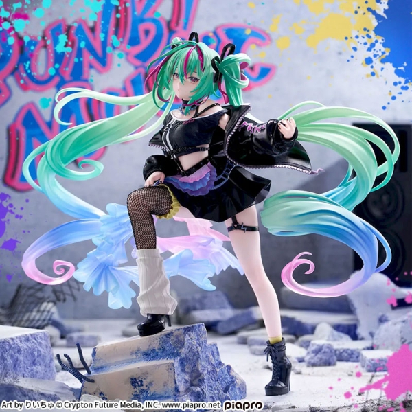 PRE-ORDER: Seria Vocală Personaj 01: Hatsune Miku FIGURIZMa Statuie PVC Hatsune Miku Punk! 23 cm