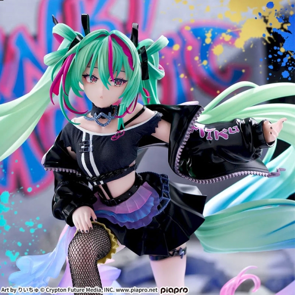 PRE-ORDER: Seria Vocală Personaj 01: Hatsune Miku FIGURIZMa Statuie PVC Hatsune Miku Punk! 23 cm