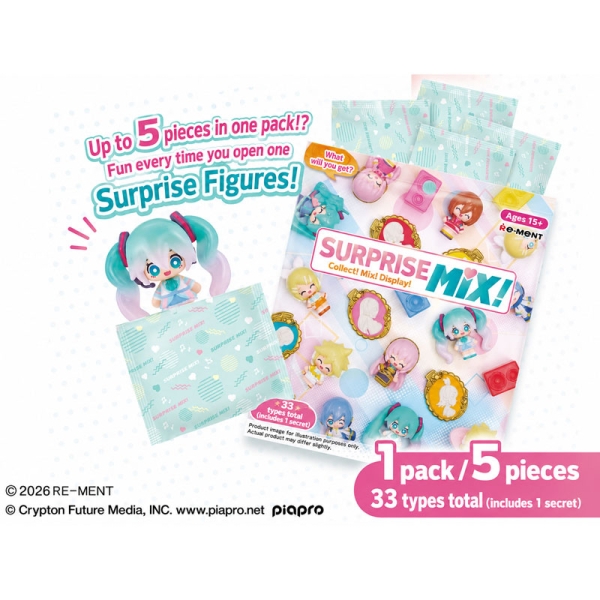 Hatsune Miku Seria KujiPon! Hatsune Miku SURPRISE MIX! - Asortiment