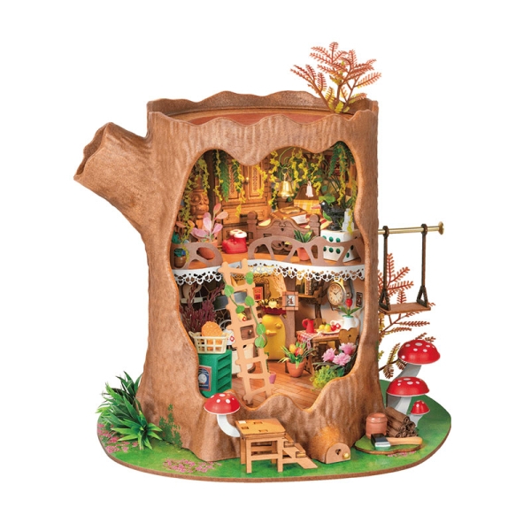 Robotime DIY kit de model - Fairytale Tree House