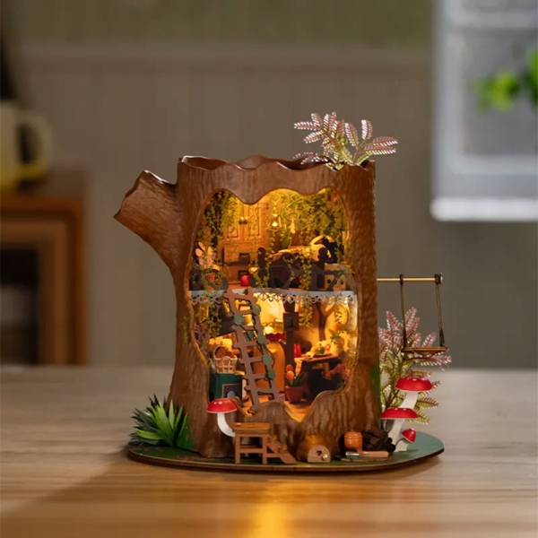 Robotime DIY kit de model - Fairytale Tree House