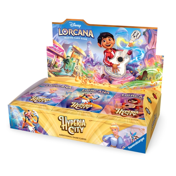 PRE-ORDER: Disney Lorcana TCG Hyperia City Booster Display - 24 Booster Packs