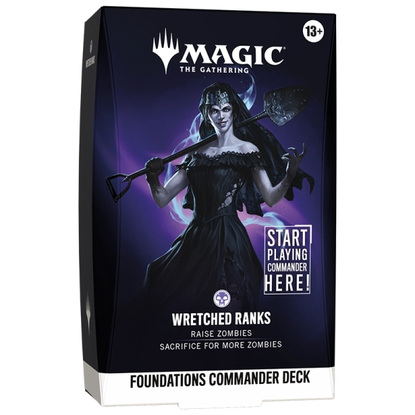 PRE-ORDER: Magic the Gathering: Foundations Commander Deck -  Wretched Ranks