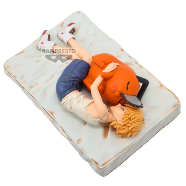 Figurină de colecție Chainsaw Man Break Time - Denji și Pochita 14cm