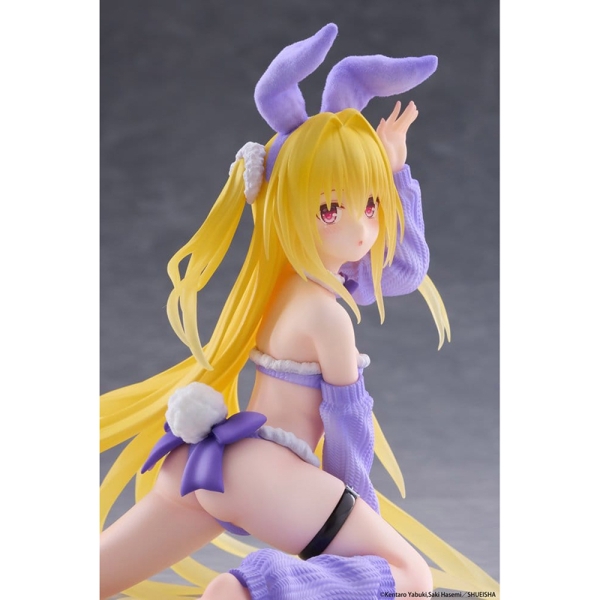 PRE-ORDER: To Love-Ru Darkness MOFLOCK PVC Figure - Golden Darkness (Fluffy Bunny Ver.) 13 cm