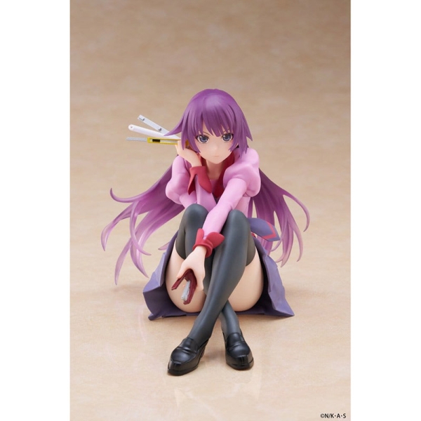 Monogatari PVC Statue Desktop Cute Figure - Hitagi Senjougahara 13 cm